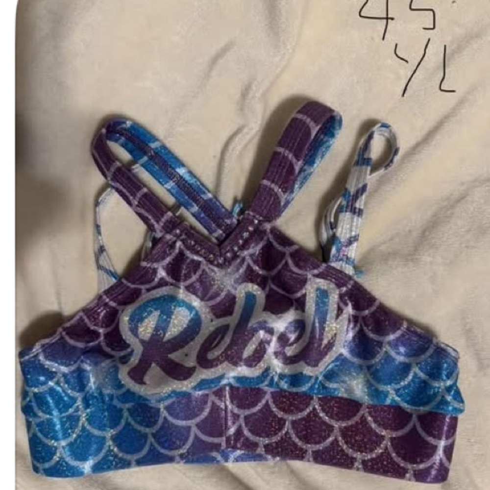 YL Rebel Mermaid sports bra